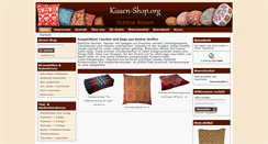 Desktop Screenshot of kissen-shop.org